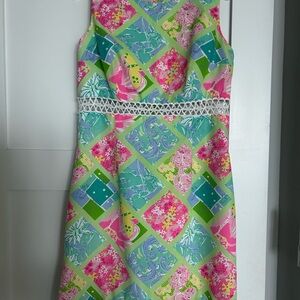 Colorful Lilly Pulitzer Patchwork Dress